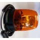 Mágnestalpas sárga villogólámpa izzós 12/24V