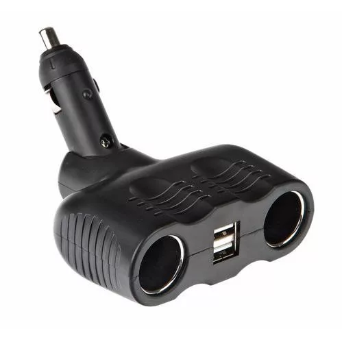 Szivargyújtó elosztó + USB 12/24V