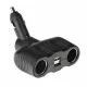 Szivargyújtó elosztó + USB 12/24V