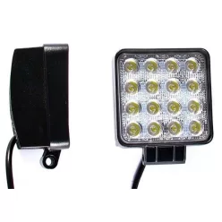 Munkalámpa 16 LED-es fémházas