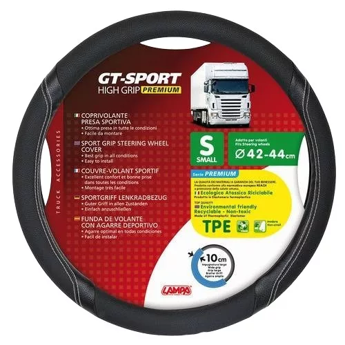 Kormányvédő fekete "GT-SPORT" 42-44 cm "S"