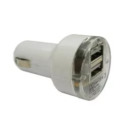 Szivargyújtó töltő 2 USB 12/24V - 1x1000mA+1x2100mA