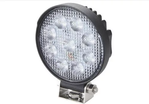 Munkalámpa 9 LEDes kerek 9*3W 45mm