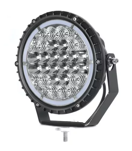 LED-es távfényszóró 64W, 185 mm, 32+30LED