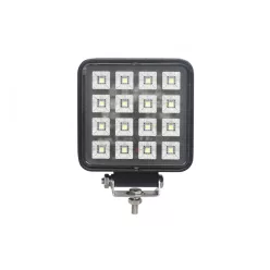 Munkalámpa 16 LEDes 16*3W LED kapcsolóval