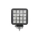 Munkalámpa 16 LEDes 16*3W LED kapcsolóval