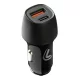 Szivargyújtó töltő (USB A+C) 12/24V