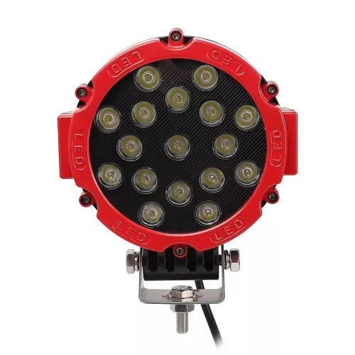 LED-es távfényszóró 51w/ 17 LED-es
