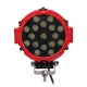 LED-es távfényszóró 51w/ 17 LED-es