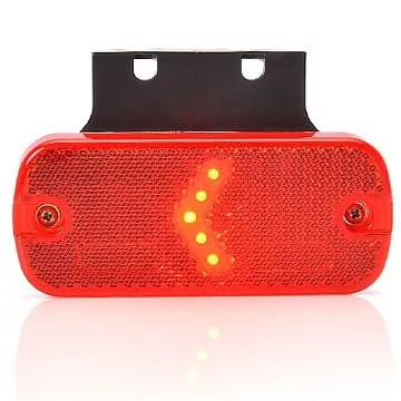 Helyzetjelző piros LED (tartóval)