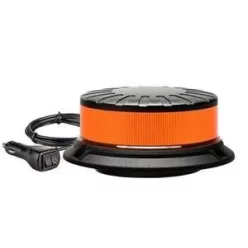 Mágnestalpas sárga villogólámpa 12-24V