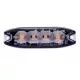 Sárga Villogólámpa modul 4 LED-es 12/24V