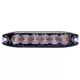 Sárga Villogólámpa modul 6 LED-es 12/24V