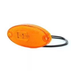 Szélességjelző sárga LED ovális (W65)