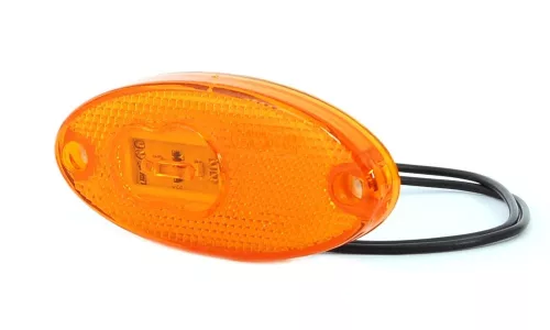 Szélességjelző sárga LED ovális (W65)