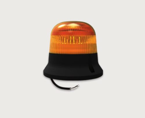 Csavaros sárga villogólámpa LED 12-55V