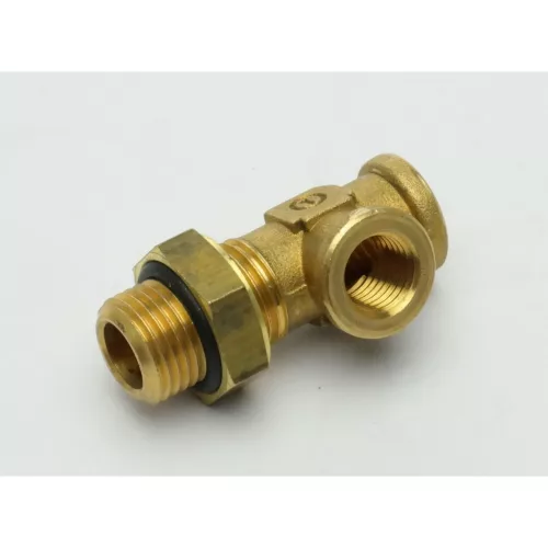 T elágazású levegőcsatlakozó G1:M12x1,5, G2:M16x1,5