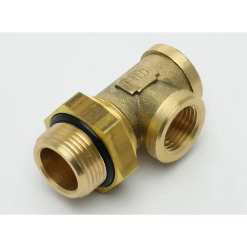 T elágazású levegőcsatlakozó G1:M16x1,5, G2:M22x1,5