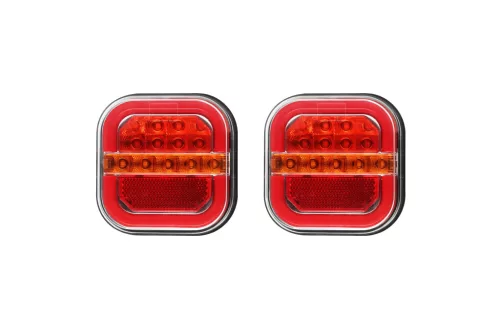 LED-es  vezeték nélküli hátsó lámpa szett 12-24V