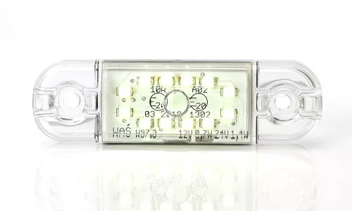 Helyzetjelző fehér LED W97.3 (12 led) 12-24V