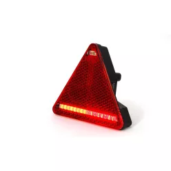 Háromszög LED 4 funkciós bal+rendszám