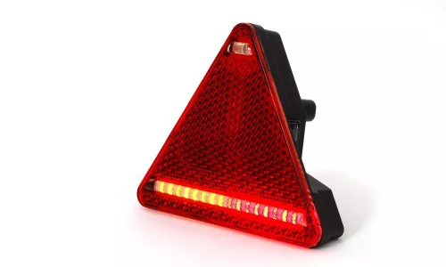 Háromszög LED 4 funkciós bal+rendszám
