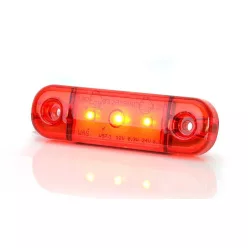 Helyzetjelző piros LED W97.1 (3 led) 12-24V