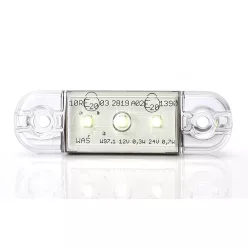 Helyzetjelző fehér LED W97.1 (3 led) 12-24V
