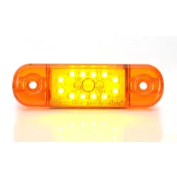 Szélességjelző sárga LED W97.3 (12 led) 12-24V
