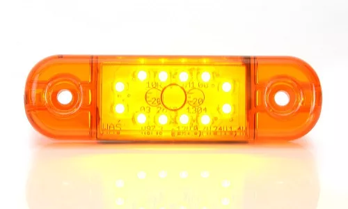 Szélességjelző sárga LED W97.3 (12 led) 12-24V