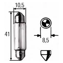 Szofita izzó 12V/10W