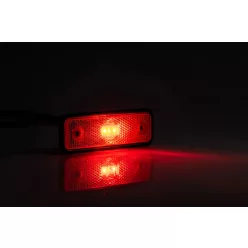 Led-es szélességjelző tartóval piros
