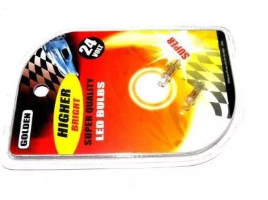 LED izzó 24V/ 1,2W üvegfejű 2 db