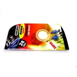 LED izzó 24V/ 1,2W műszerfal Bax 2db kék