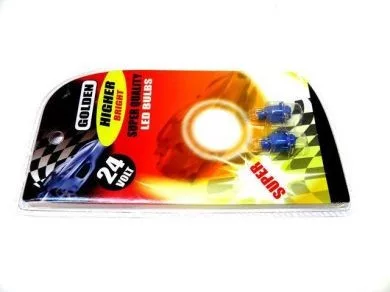 LED izzó 24V/ 1,2W műszerfal Bax 2db kék