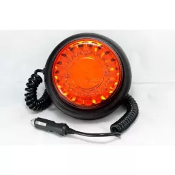 sárga villogólámpa LED-es 12-55V mágneses