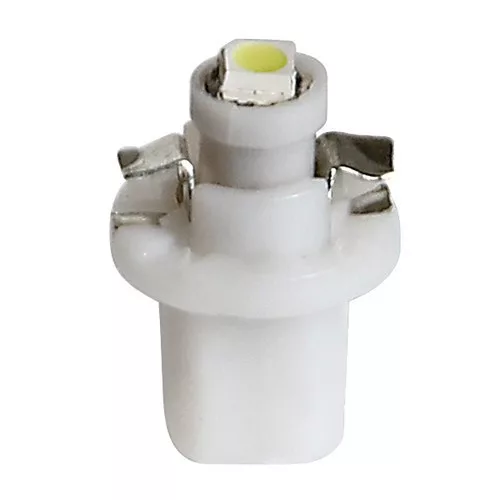 LED izzó B8,5d 12/24V (1smd-fehér) 2db