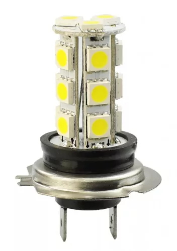 LED izzó H7 12V (18smd-fehér)