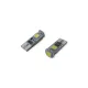 LED CANBUS izzó T10 12/24V (3smd-W2,1x9,5d-fehér) 2db