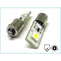 LED CANBUS izzó BAX9S 12/24V (2smd-fehér-H6W megfelelője)