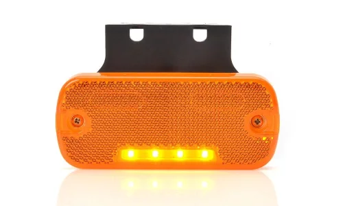 Szélességjelző sárga Led-es tartóval 12/24V