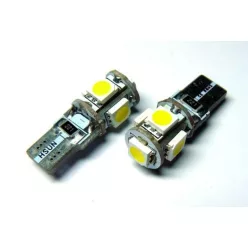 LED CANBUS izzó T10 (fehér) (2db)