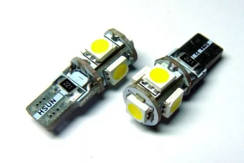 LED CANBUS izzó T10 (fehér) (2db)