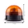 Mágnestalpas LED-es sárga villogólámpa 12/24V