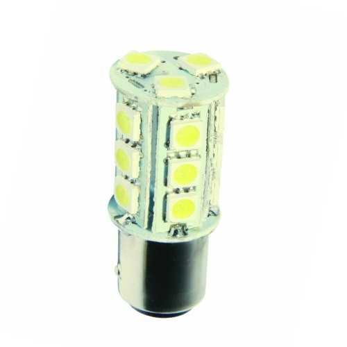 LED izzó Ba15S 24V (18smd-piros-P21W)