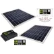 NAPELEMES AKKUTÖLTŐSZETT 12/24V-OS TÖLTÉSVEZÉRLŐVEL 120W