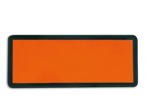 ADR TÁBLA SIMA KICSI MÁGNESES (300x120mm)