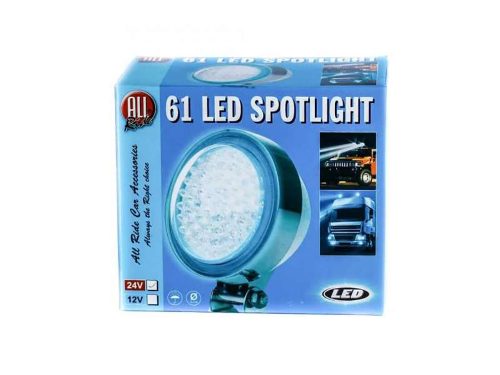 TÁVFÉNYSZÓRÓ SPOT LÁMPA 24V 61LED KICSI 12,5cm