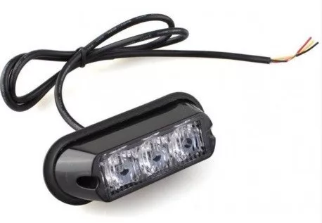 Sárga Villogólámpa LED-es modul 12V24V