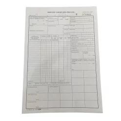   NYOMTATVÁNY NEMZETKÖZI TEHERGÉPJÁRMŰ MENETLEVÉL B 7300-237